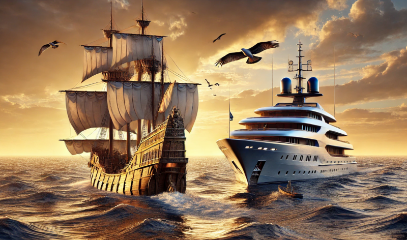 How Yachts Compare to Medieval Boats – Evolution of Maritime Technology